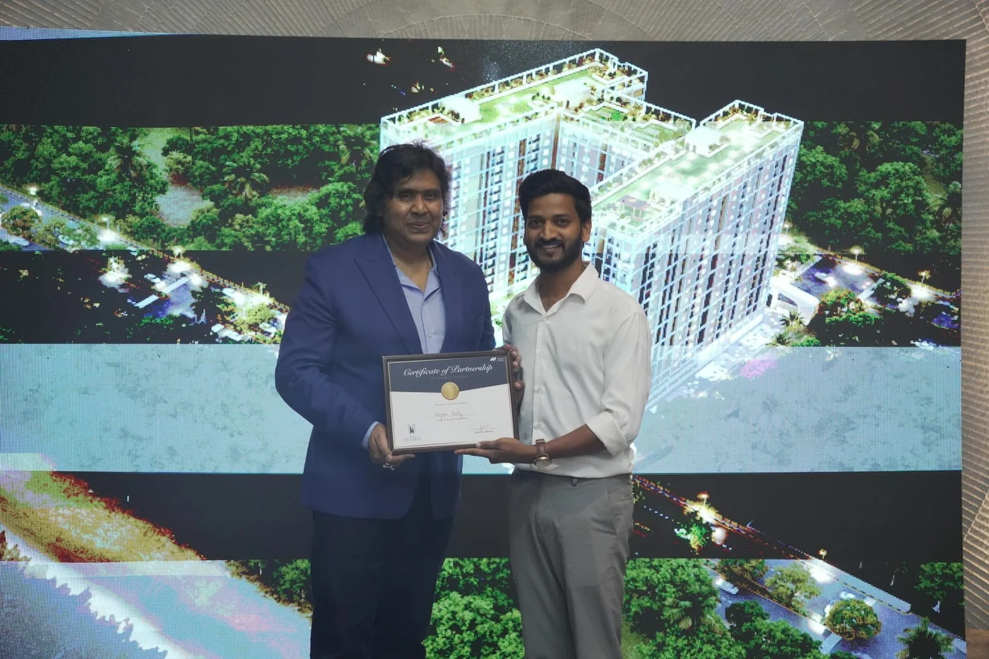 Certificate of Partnership presented to Aikyam Realty